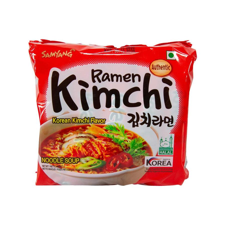 SAMYANG Korean Kimchi Flavor Ramen (5 x 120g)