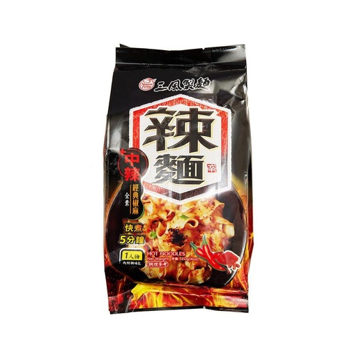 SHAN FENG Hot Noodles - Classic Sichuan Pepper Wave Noodle (120g)