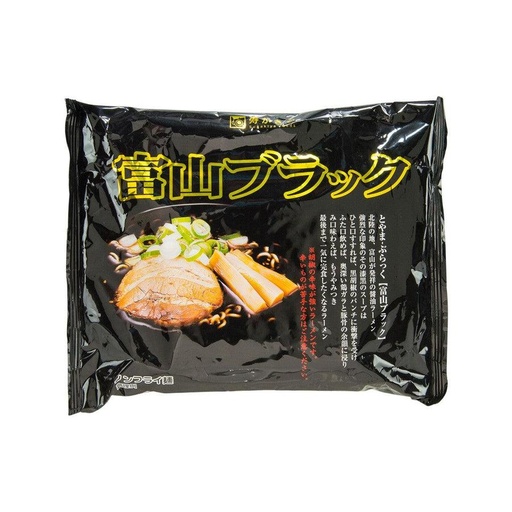 SUGAKIYA Instant Toyama Style Ramen Noodle - Black Soup [Bag] (120g)